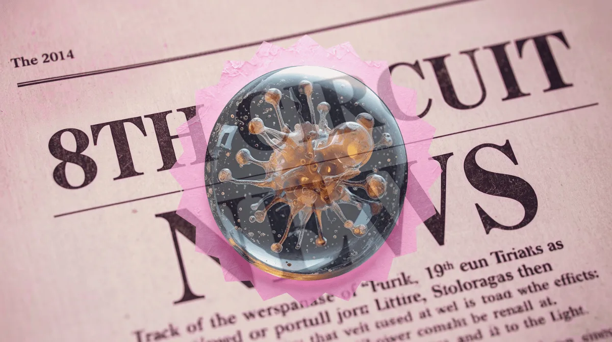 8th Circuit BioZorb News headline featuring a bio-absorbable breast tissue marker